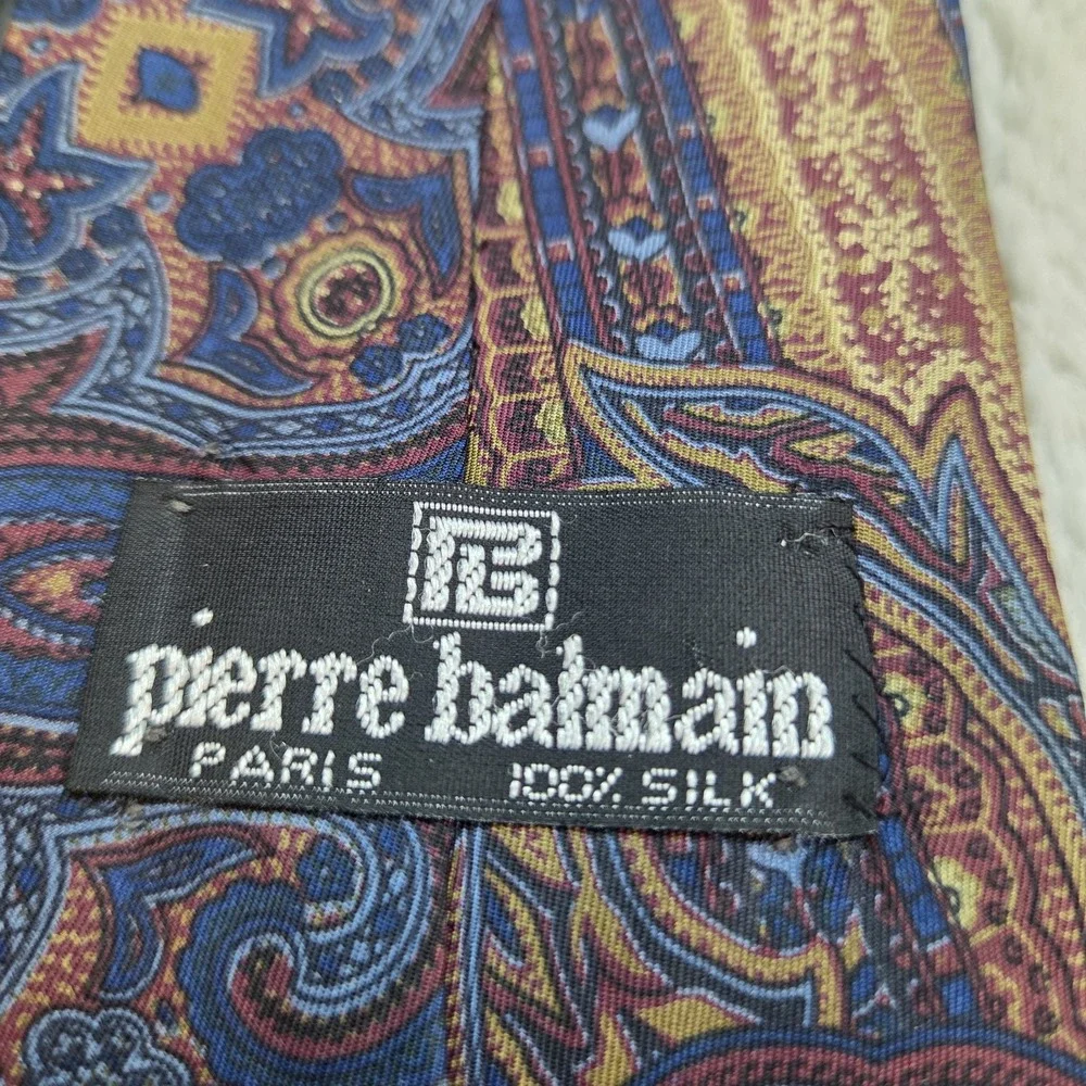 Silk Blend Necktie Lot Mens OS Paisley Striped Designer Multicolor Bundle of‎ 7